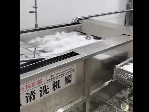 包裝袋清洗風干烘干流水線